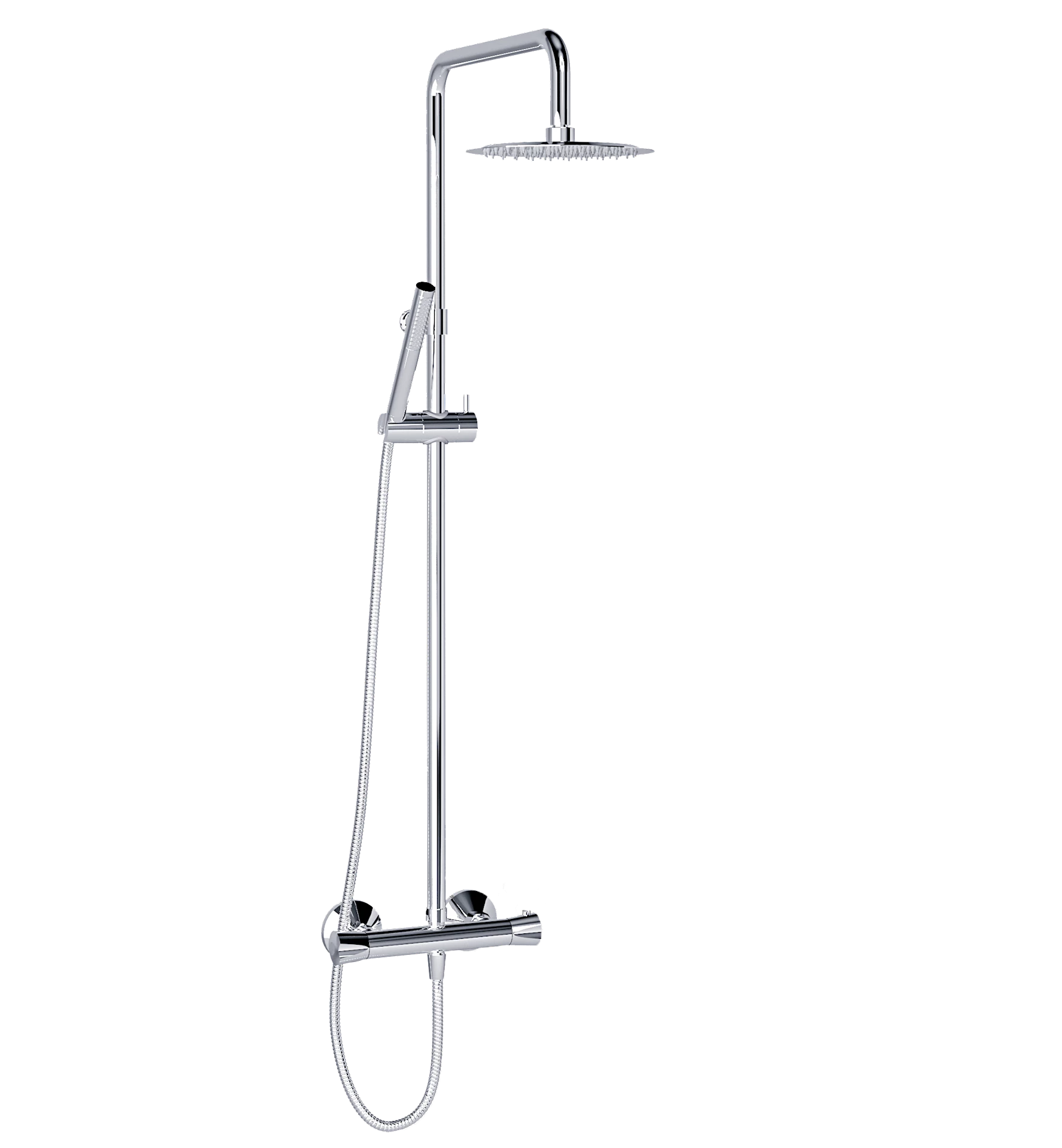 NRF4341032 - Tiril takdusjsett rund, krom - 