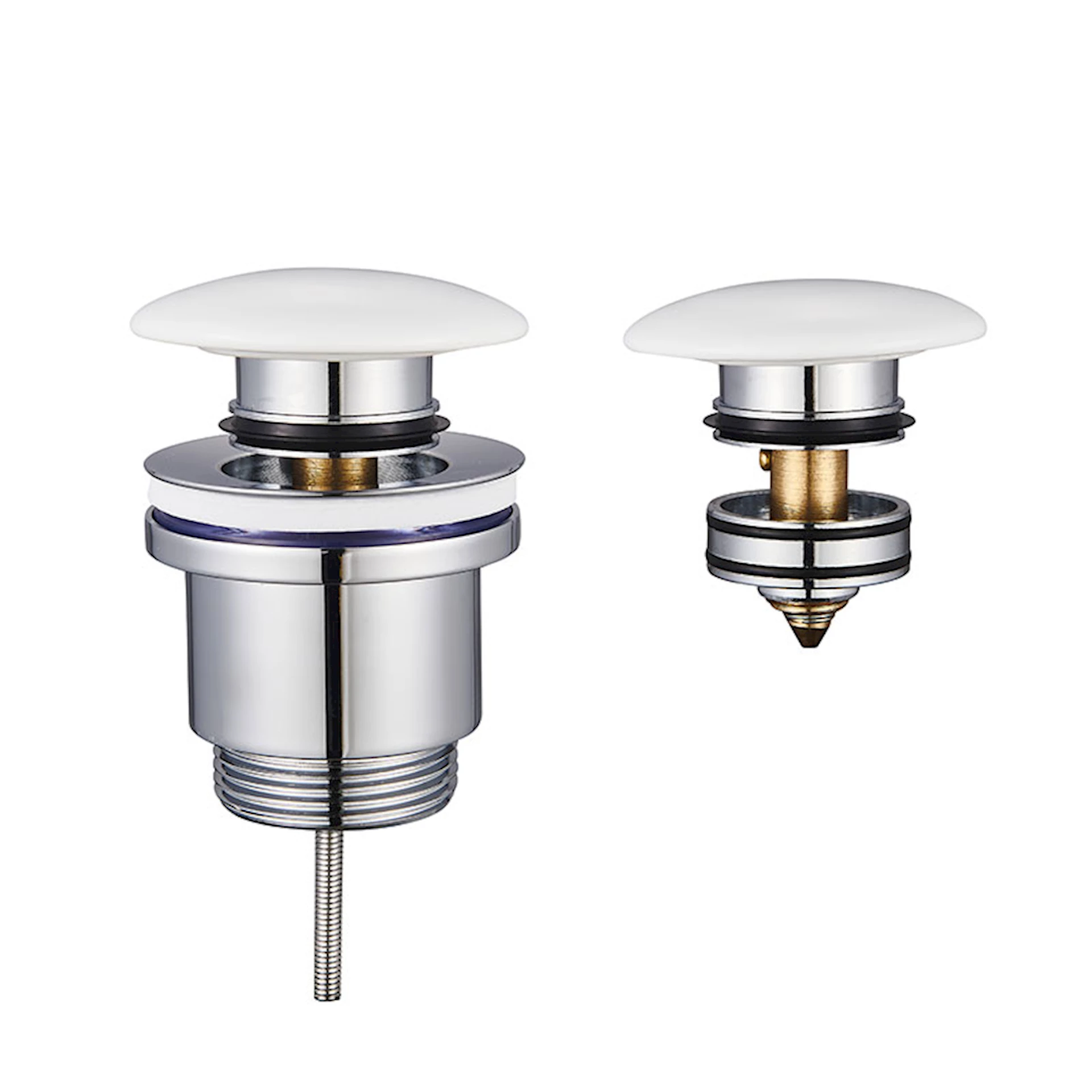 ART202082 - Bunnventil popup hvit porselen - 