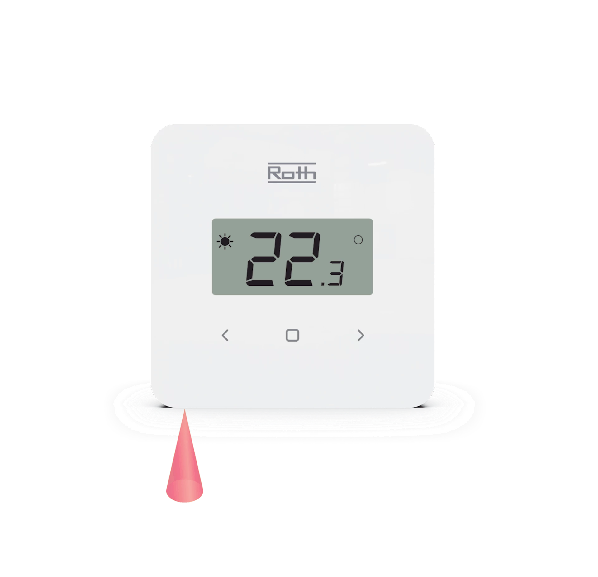 NRF8357722 - Roth Touchline SL termostat IR hvit - 